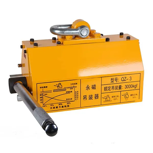 Elevador Magnético Manual QZ-3 (3000 kg / 3 Toneladas)