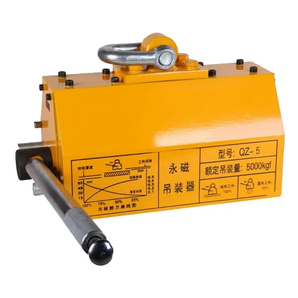 Elevador Magnético Manual QZ-5 (5000 kg / 5 Toneladas)